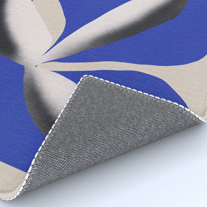 Liquid cobalt blue abstraction 02 Rug Gallery Image 4