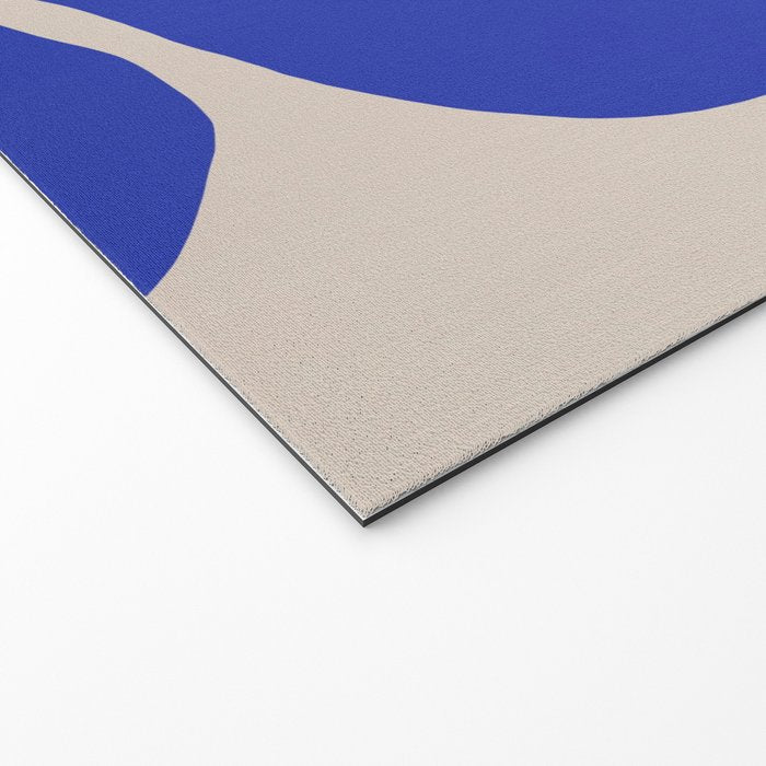 Liquid cobalt blue abstraction 02 Welcome Mat Gallery Image 2