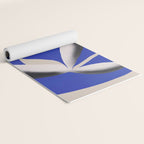 Liquid cobalt blue abstraction 02 Yoga Mat Gallery Image 2