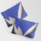 Liquid cobalt blue abstraction 02 Pillow Sham Gallery Image 3