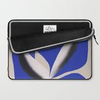 Liquid cobalt blue abstraction 02 Laptop Sleeve Gallery Image 2