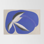 Liquid cobalt blue abstraction 02 Rug Gallery Image 2