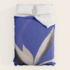 Liquid cobalt blue abstraction 02 Comforter Gallery Image 6