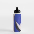 Liquid cobalt blue abstraction 02 Water Bottle Gallery Image 3