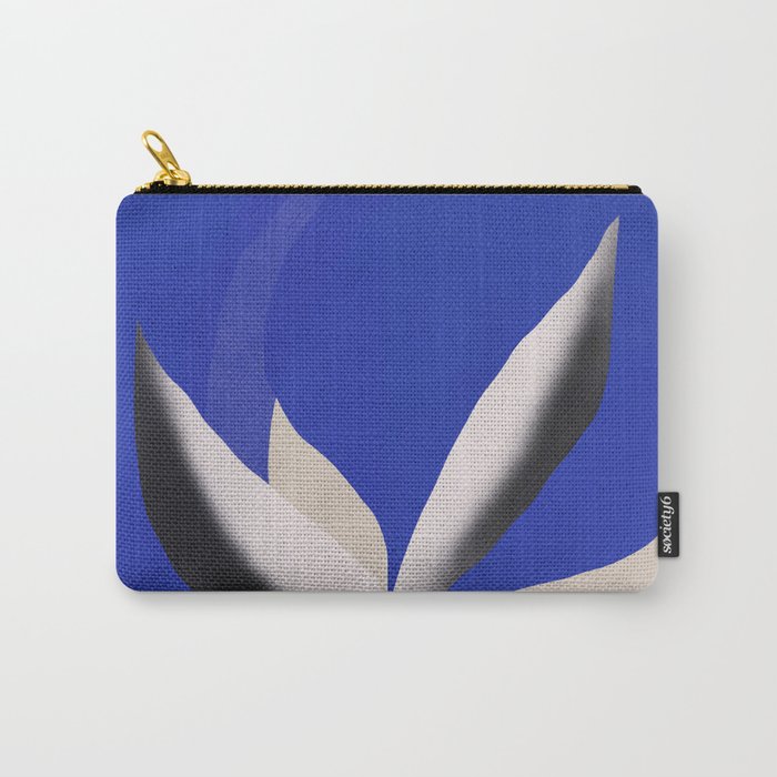 Liquid cobalt blue abstraction 02 Carry All Pouch Gallery Image 1