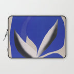 Liquid cobalt blue abstraction 02 Laptop Sleeve Gallery Image 1