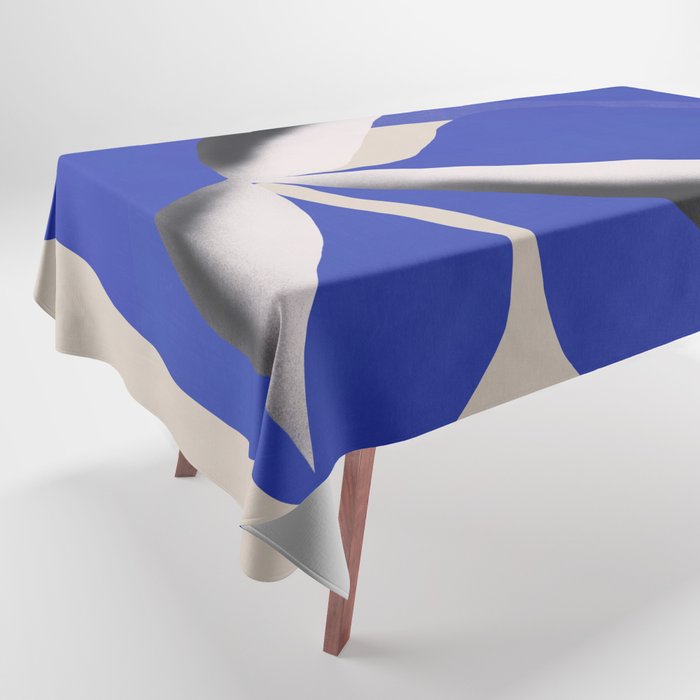 Liquid cobalt blue abstraction 02 Tablecloth Gallery Image 1
