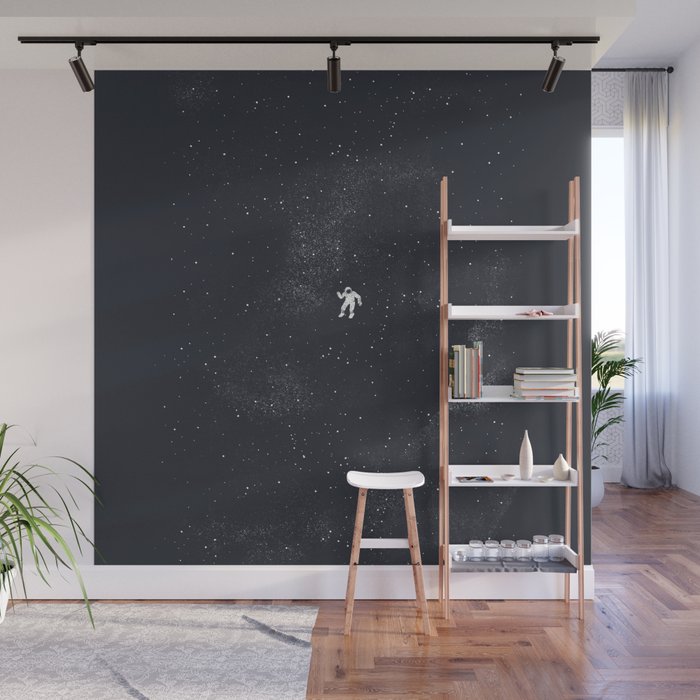 Gravity - Dark Blue Wall Mural Gallery Image 1