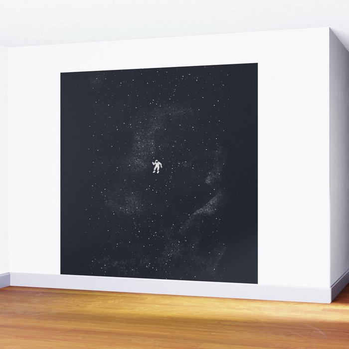 Gravity - Dark Blue Wall Mural Gallery Image 2