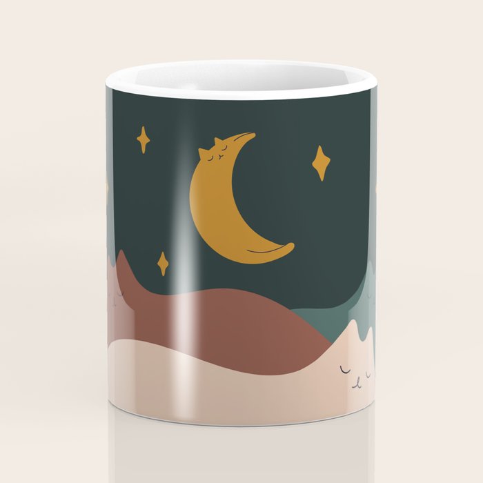 Cat Landscape 133 Coffee Mug Gallery Image 4