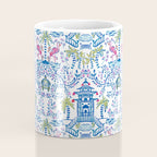 Colorful Coastal Chinoiserie  Coffee Mug Gallery Image 4