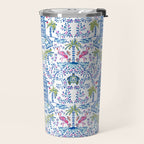 Colorful Coastal Chinoiserie  Travel Mug Gallery Image 2