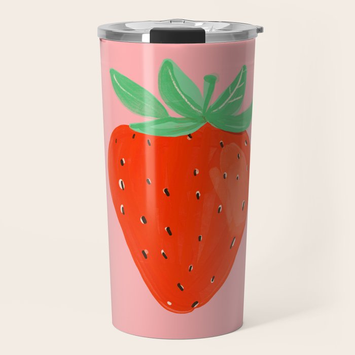 Sweet strawberry Travel Mug Gallery Image 1