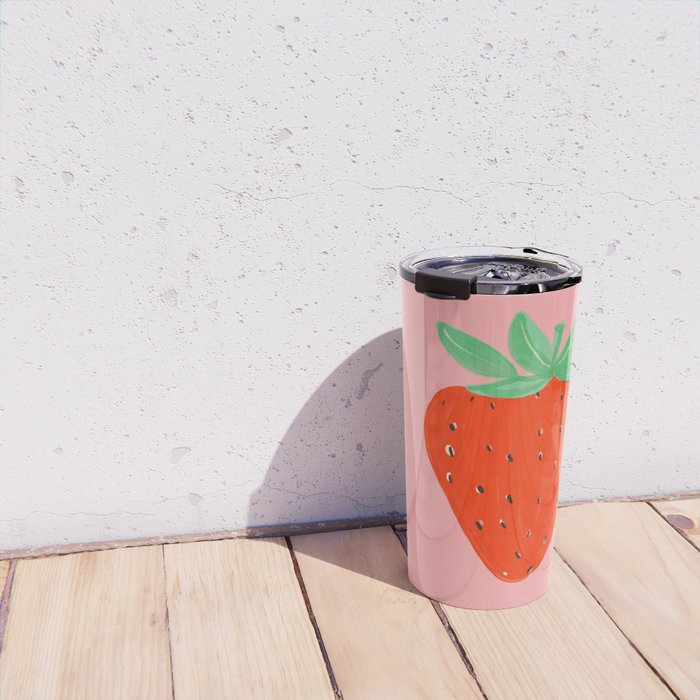 Sweet strawberry Travel Mug Gallery Image 4