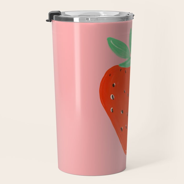 Sweet strawberry Travel Mug Gallery Image 3