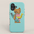 Summer Bear iPhone Case Gallery Image 1