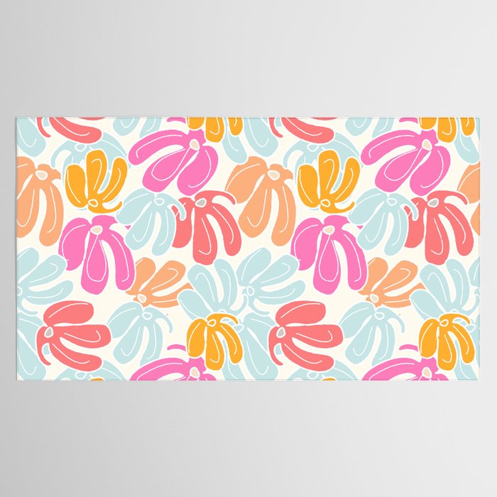 Retro Floral Spring Tablecloth Gallery Image 2