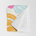 Retro Floral Spring Throw Blanket Gallery Image 3