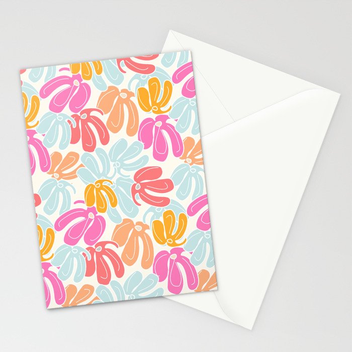 Retro Floral Spring Stationery Card Gallery Image 2