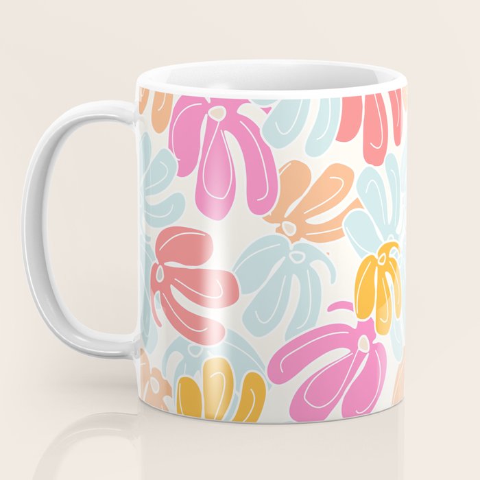 Retro Floral Spring Coffee Mug Gallery Image 3