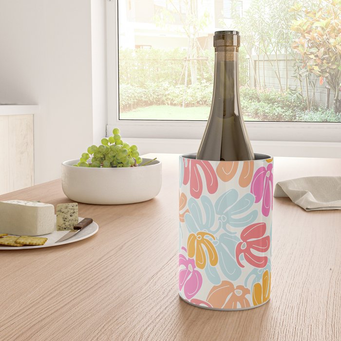 Retro Floral Spring Wine Chiller Gallery Image 4