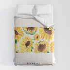 Kansas State Sunflowers Comforter Gallery Image 6