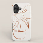 Abstract line art /Plant2 iPhone Case Gallery Image 1