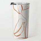 Abstract line art /Plant2 Travel Mug Gallery Image 3