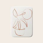 Abstract line art /Plant2 Bath Mat Gallery Image 1