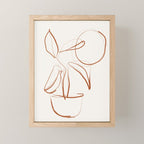 Abstract line art /Plant2 Mini Art Print Gallery Image 1