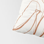 Abstract line art /Plant2 Pillow Sham Gallery Image 4
