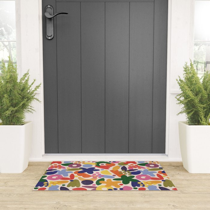 Bright Abstract Pattern #1 Welcome Mat Gallery Image 3