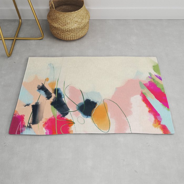abstract art Rug Gallery Image 1