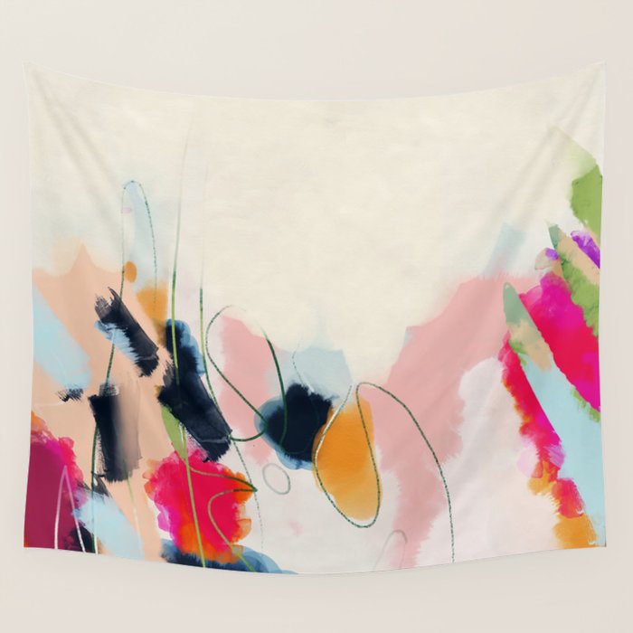 abstract art Wall Tapestry Gallery Image 4