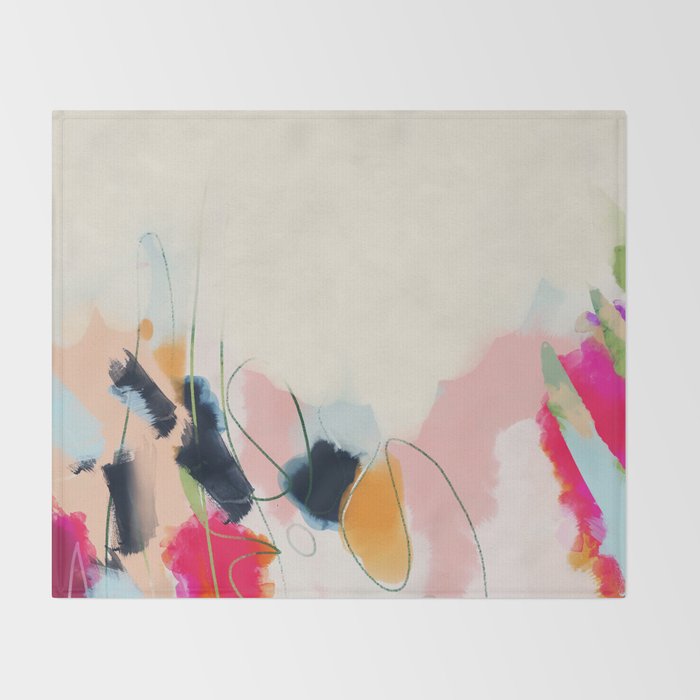 abstract art Throw Blanket Gallery Image 2