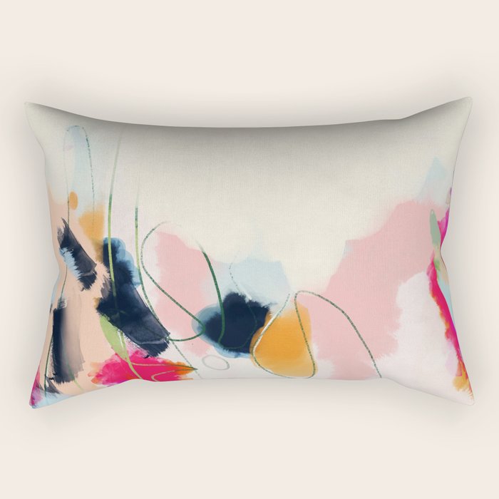 abstract art Rectangular Pillow Gallery Image 1