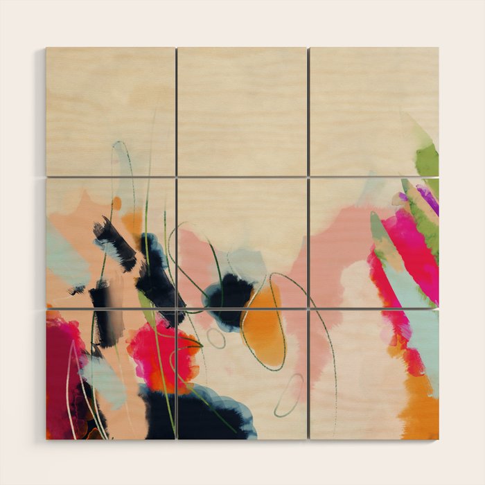 abstract art Wood Wall Art Gallery Image 1