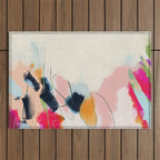 abstract art Outdoor Rug Gallery Image 1