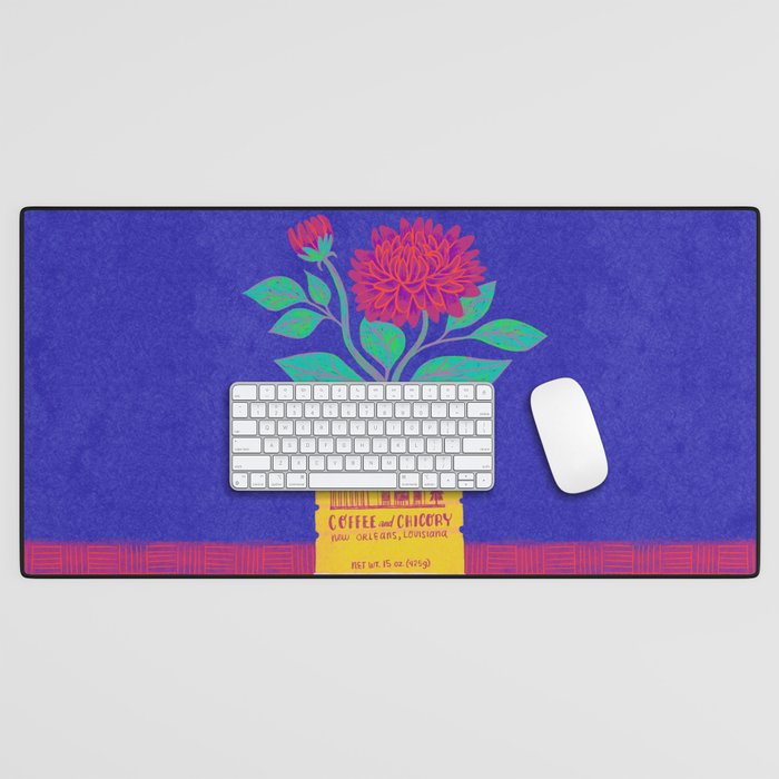 Cafe Du Monde Floral Bouquet Desk Mat Gallery Image 1