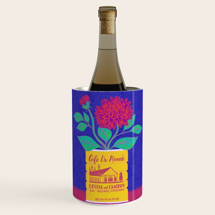 Cafe Du Monde Floral Bouquet Wine Chiller Gallery Image 1