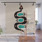 Southwestern Slither in Black Wall Mural Gallery Image 1