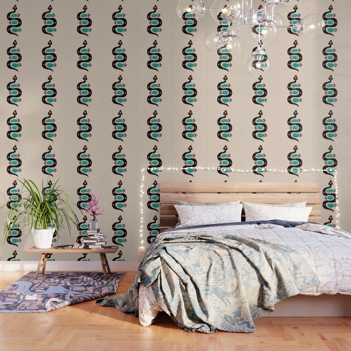 Southwestern Slither in Black Wallpaper Gallery Image 3
