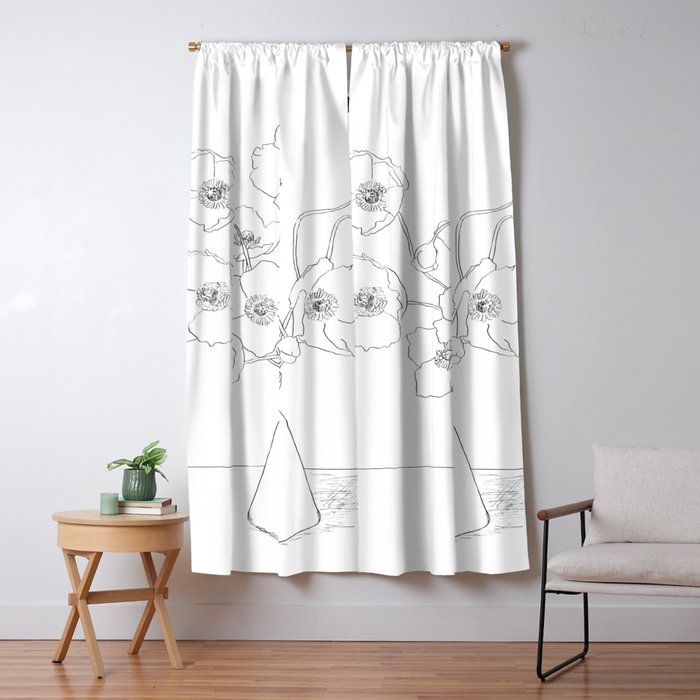 Field Wildflowers Line Window Curtain Gallery Image 5