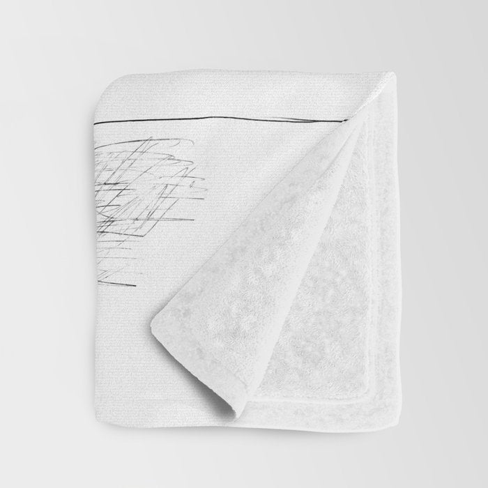 Field Wildflowers Line Throw Blanket Gallery Image 3