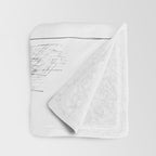 Field Wildflowers Line Throw Blanket Gallery Image 3