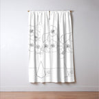 Field Wildflowers Line Window Curtain Gallery Image 3