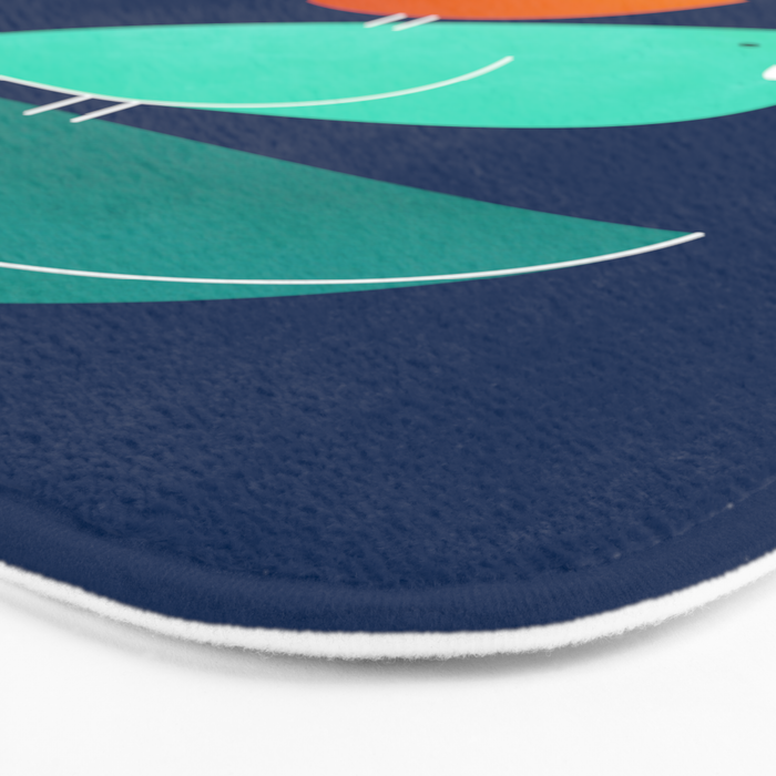 Bird Stack III Illustration Bath Mat Gallery Image 3
