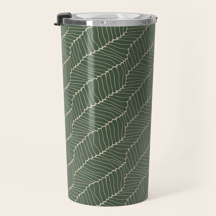 Organic Nature Green Travel Mug Gallery Image 3