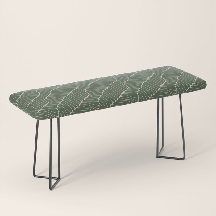 Organic Nature Green Bench Gallery Image 1