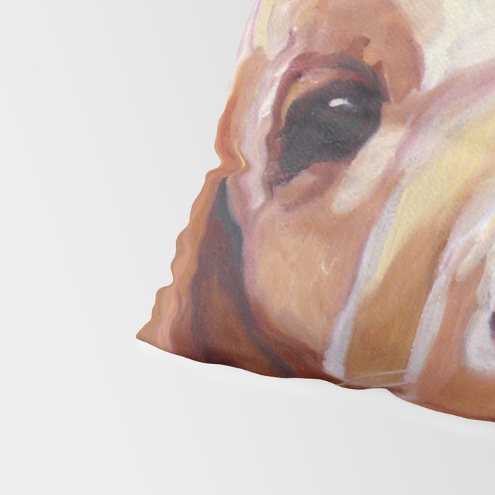 Golden Retriever Puppy Original Oil Painting Pillow Sham Gallery Image 4